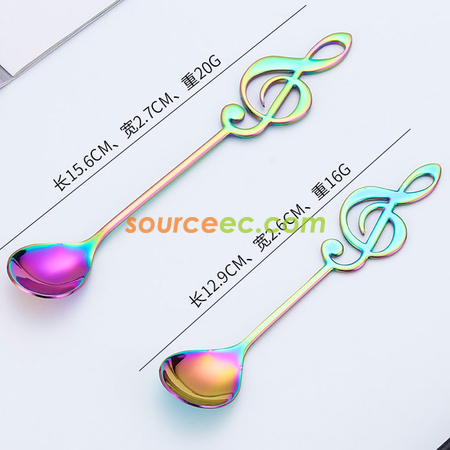 Customization Musical Notation Shaped Spoon Promotional Products