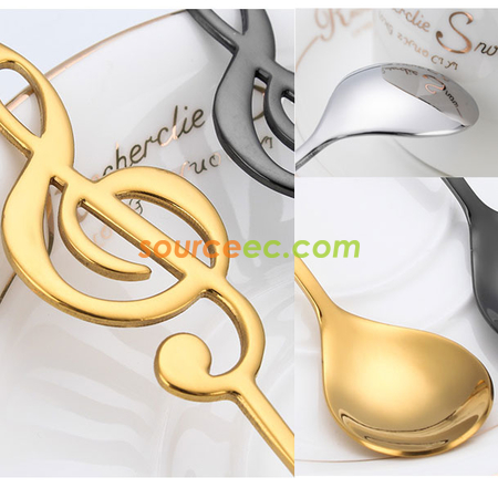 Customization Musical Notation Shaped Spoon Promotional Products