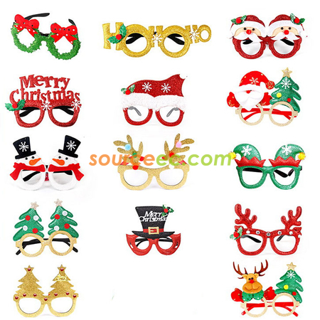 Customization Christmas Party Glasses Promotional Products