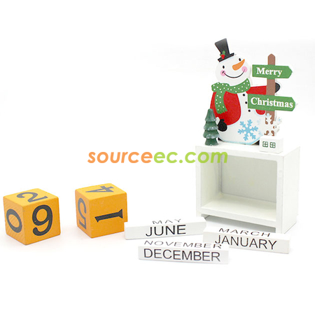 Customization Christmas Wooden Calendar Promotional Products