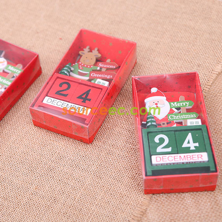 Customization Christmas Wooden Calendar Promotional Products