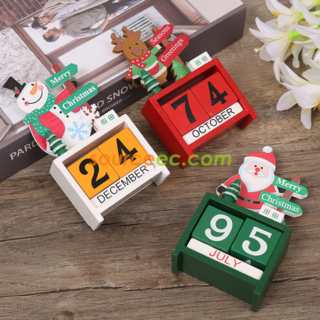 Customization Christmas Wooden Calendar Promotional Products