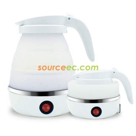 Customization 600ML Silicone Folding Electric Travel Kettle Promotional Products