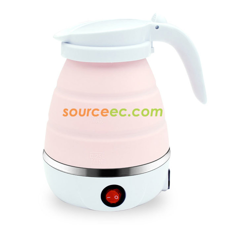 Customization 600ML Silicone Folding Electric Travel Kettle Promotional Products