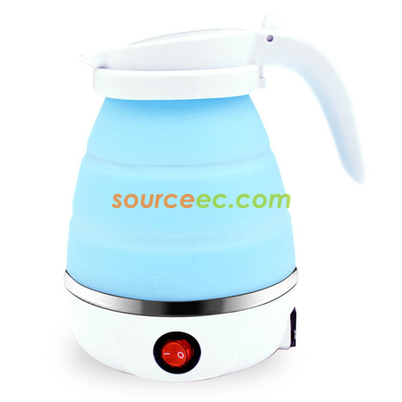 Customization 600ML Silicone Folding Electric Travel Kettle Promotional Products