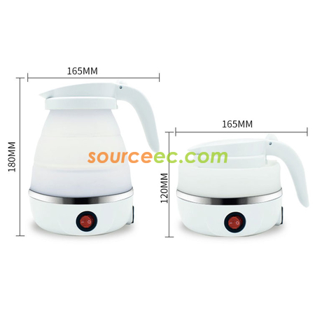 Customization 600ML Silicone Folding Electric Travel Kettle Promotional Products