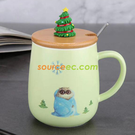 Customization Christmas ceramic cup Promotional Products