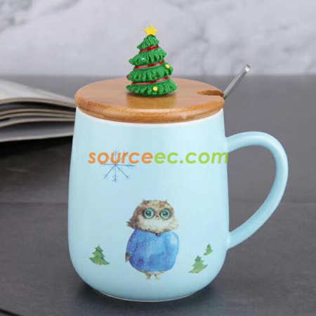 Customization Christmas ceramic cup Promotional Products