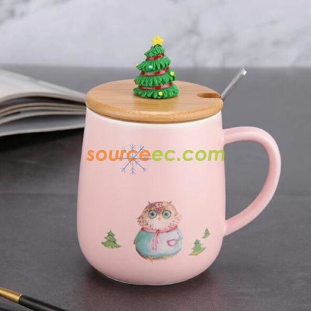 Customization Christmas ceramic cup Promotional Products