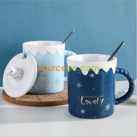 Customization Christmas ceramic cup Promotional Products