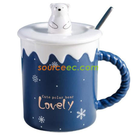 Customization Christmas ceramic cup Promotional Products