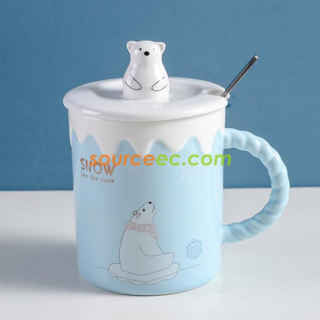 Customization Christmas ceramic cup Promotional Products