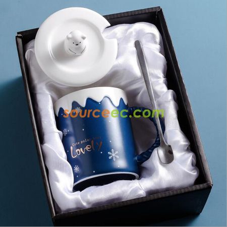 Customization Christmas ceramic cup Promotional Products