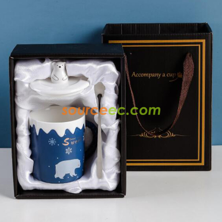Customization Christmas ceramic cup Promotional Products