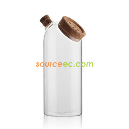 Customization Glass Sealed Jar With Cork Stopper Promotional Products