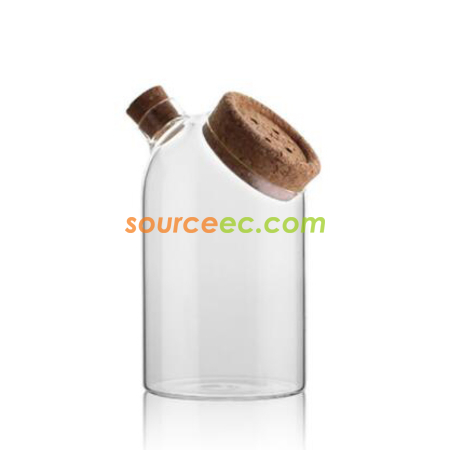 Customization Glass Sealed Jar With Cork Stopper Promotional Products