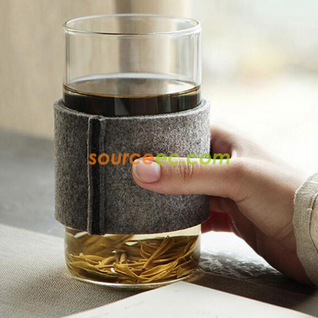 Customization Felt Heat Insulation Cup Cover Promotional Products