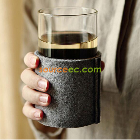 Customization Felt Heat Insulation Cup Cover Promotional Products