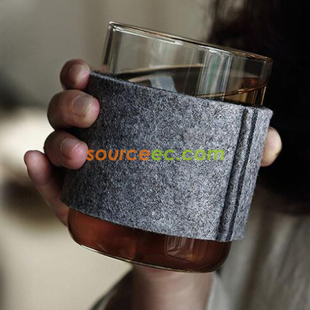Customization Felt Heat Insulation Cup Cover Promotional Products