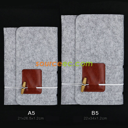 Customization Felt Notebook Cover Promotional Products