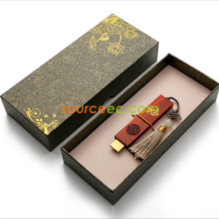 Customization Redwood U Disk Promotional Products
