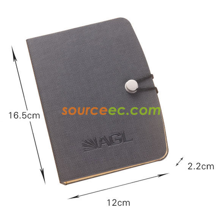 Customization PU Notebook with Sticky Promotional Products