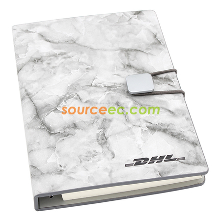 Customization PU Marbled Cover Notebook with Sticky Promotional Products