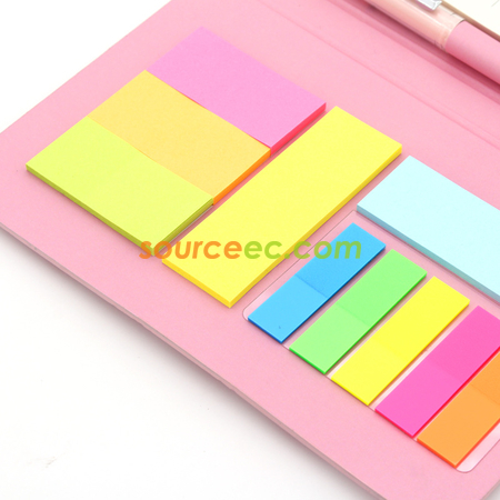 Customization PU Marbled Cover Notebook with Sticky Promotional Products