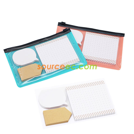 Sticky Memo with Waterproof Bag