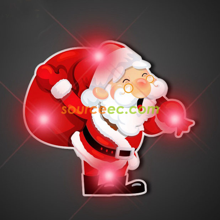 Customization Christmas LED Badge Promotional Products