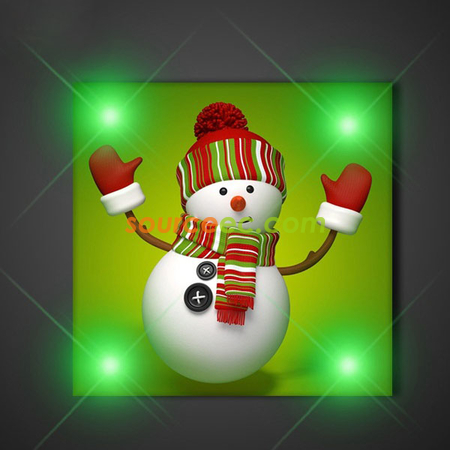 Customization Christmas LED Badge Promotional Products