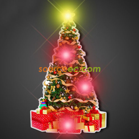 Customization Christmas LED Badge Promotional Products