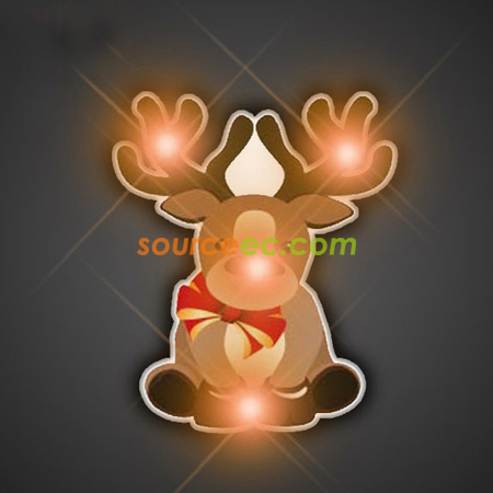 Customization Christmas LED Badge Promotional Products