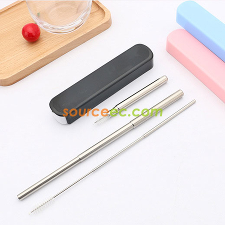 Customization Retractable Stainless Steel Straw Promotional Products