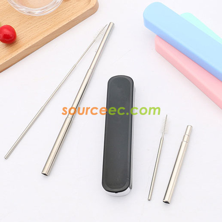 Customization Retractable Stainless Steel Straw Promotional Products