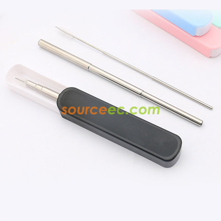 Customization Retractable Stainless Steel Straw Promotional Products