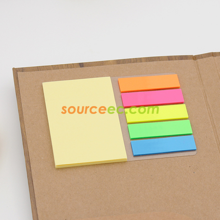 Customization PU Notebook with Sticky Promotional Products