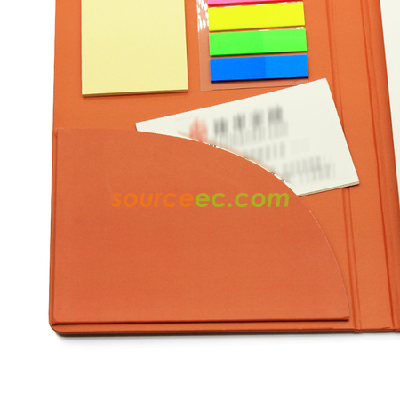 Customization PU Notebook with Sticky Promotional Products