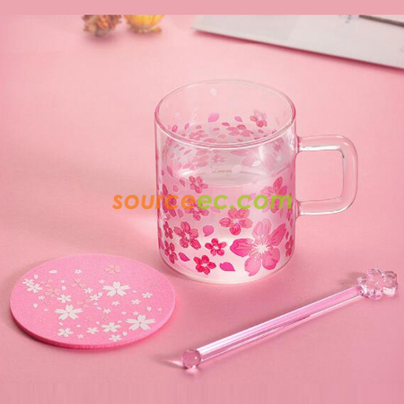 Customization Cherry Blossom Glass Promotional Products