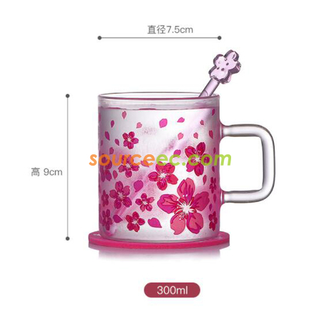 Customization Cherry Blossom Glass Promotional Products