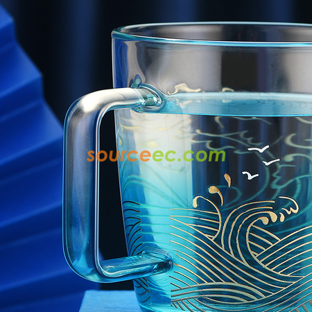 Customization Sailing Glass Mug Promotional Products