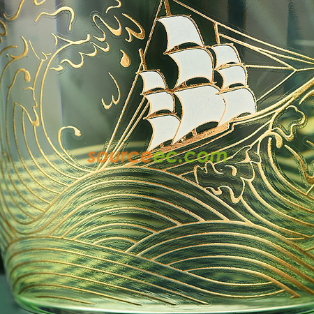 Customization Sailing Glass Mug Promotional Products