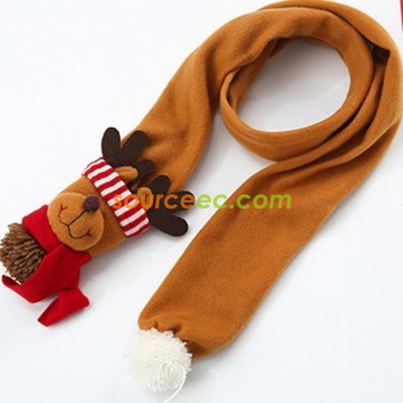 Customization Christmas warm scarf Promotional Products
