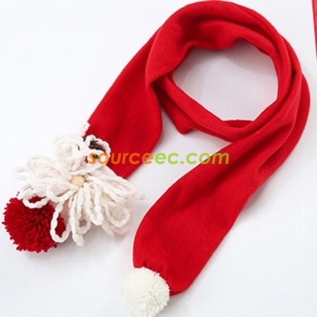 Customization Christmas warm scarf Promotional Products