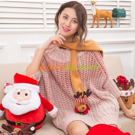 Customization Christmas warm scarf Promotional Products
