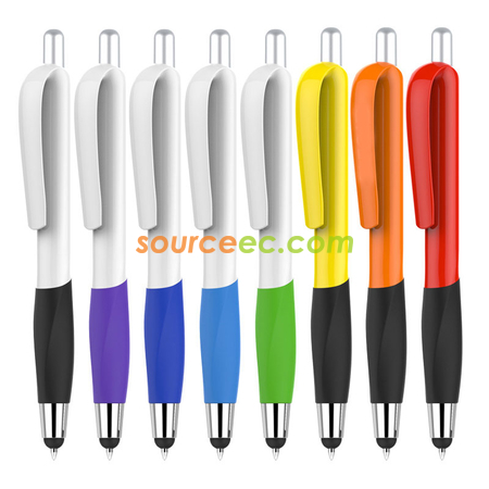 Customization 2-in-1 Ballpoint Pen with Stylus Promotional Products
