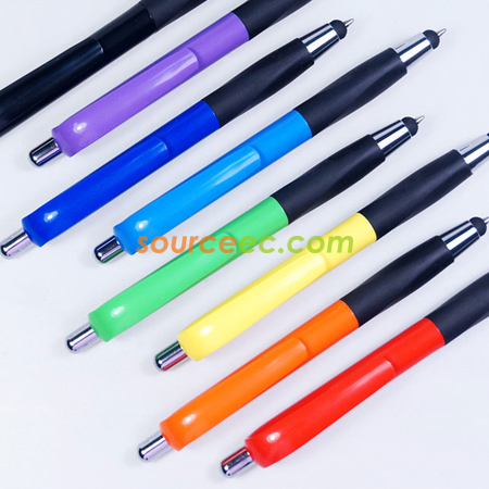 Customization 2-in-1 Ballpoint Pen with Stylus Promotional Products