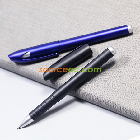 Customization Plastic Gel Pen with Cap Promotional Products