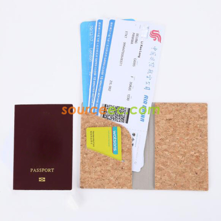 Customization Pu Cork Passport Cover Promotional Products