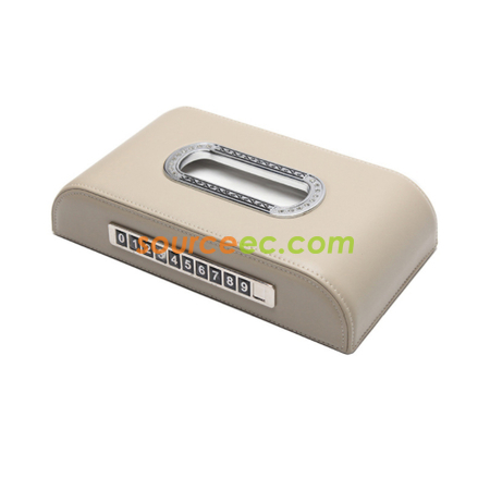 Customization Tissue Box With Parking Card Promotional Products